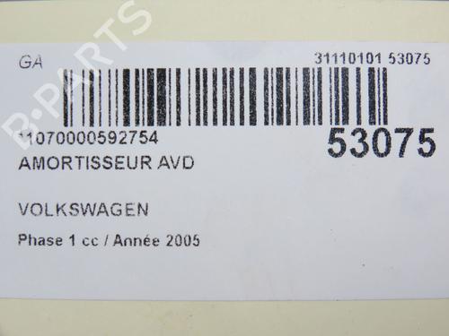 Right front shock absorber VW TRANSPORTER T5 Van (7HA, 7HH, 7EA, 7EH) 1.9 TDI | BP28801587M17 