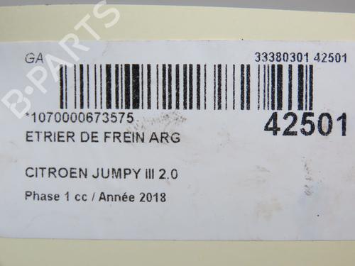 Bremssattel links hinten für CITROËN JUMPY III Van (V_) 2.0 BlueHDi 120 (122 hp) 30606514