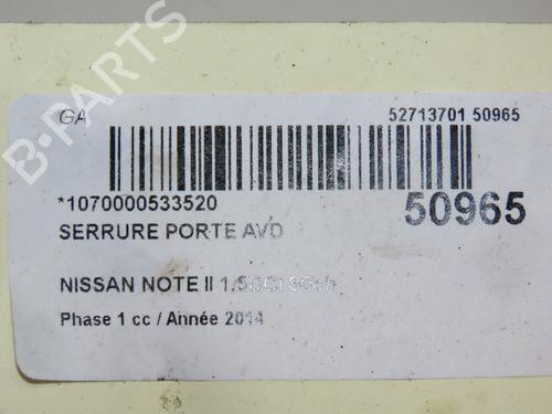 Front right lock NISSAN NOTE (E12) 1.5 dCi | BP23098744C97 