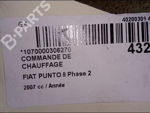 Climate control FIAT PUNTO (188_) 1.2 Natural Power | BP9664948I5 
