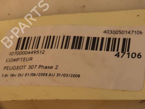 Instrument cluster PEUGEOT 307 (3A/C) 1.6 16V | BP16688203C47 