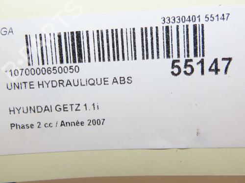 ABS Bremseaggregat HYUNDAI GETZ (TB) 1.1 | BP28967651M43 