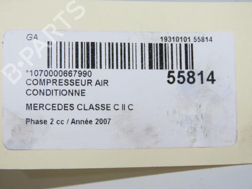 AC compressor MERCEDES-BENZ C-CLASS (W203) C 220 CDI (203.008) | BP31984579M34 - Image 3