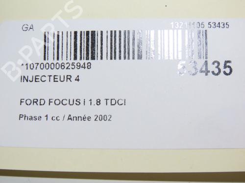 Used Injector Injector FORD FOCUS I (DAW, DBW) 1.8 TDCi (115 hp) 26511749 26511749