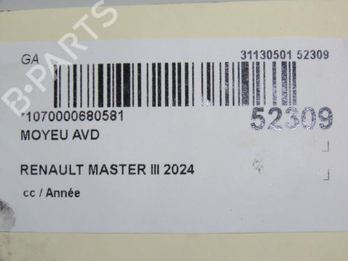 Venstre Styrespindel lagerhus RENAULT MASTER III Van (FV) 2.3 dCi 165 RWD (FV0P, FV0U, FV10, FV12, FV1E) (163 hp) 30404022