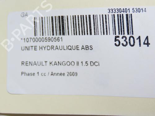 ABS pump RENAULT KANGOO BE BOP (KW0/1_) 1.5 dCi (KW0F) | BP28967629M43 