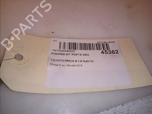 Used Rear left interior door handle Rear left interior door handle TOYOTA PRIUS (_W3_) 1.8 Hybrid (ZVW3_) (99 hp) 14951677 14951677