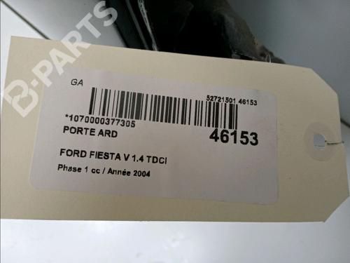 Right rear door FORD FIESTA V (JH_, JD_) 1.4 TDCi | BP11103338C5 