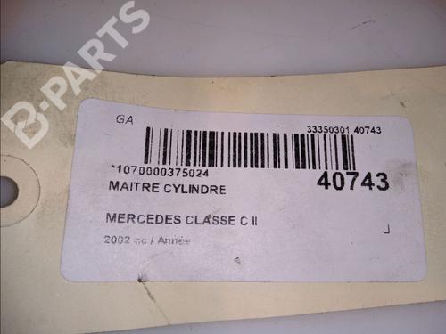 Brake master cylinder MERCEDES-BENZ C-CLASS (W203) C 200 Kompressor (203.045) | BP11100396M77 