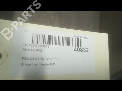 Right front door PEUGEOT 607 (9D, 9U) 2.2 16V | BP9610077C3