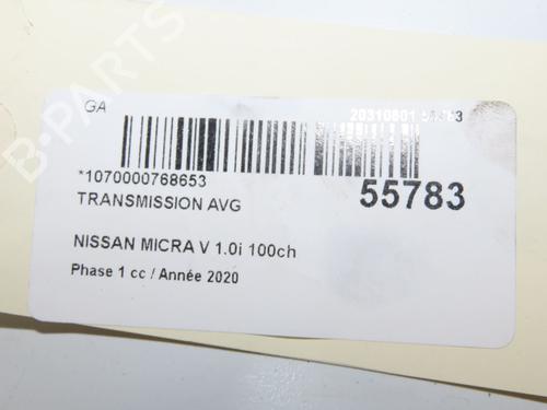 Left front driveshaft NISSAN MICRA V (K14) 1.0 IG-T 100 | BP39084050M38 - Image 5