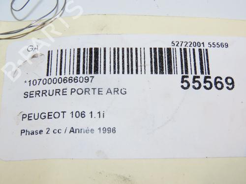 Rear left lock PEUGEOT 106 II (1A_, 1C_) 1.1 i | BP29318803C100 