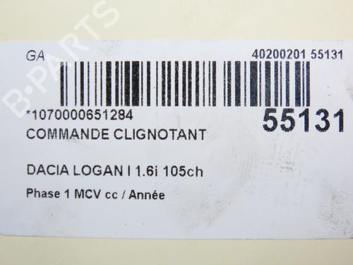 Steering column stalk DACIA LOGAN MCV (KS_) 1.6 16V (KS0L, KS0M, KS0P, KS1S) | BP30652514I23