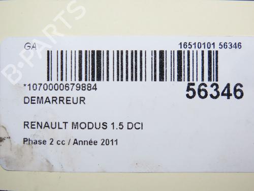 Starter RENAULT MODUS / GRAND MODUS (F/JP0_) 1.5 dCi 75 | BP30841092M8 - Image 7