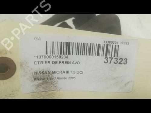 Right front brake caliper NISSAN MICRA III (K12) 1.5 dCi | BP14877353M104 