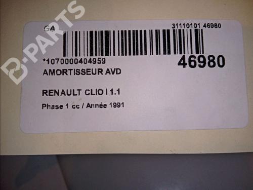 Right front shock absorber RENAULT CLIO I (B/C57_, 5/357_) 1.1 | BP11921359M17 
