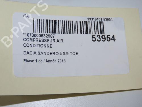 AC compressor DACIA SANDERO II TCe 90 (B8M1, B8MA, B8AC) | BP33444881M34  - Image 6