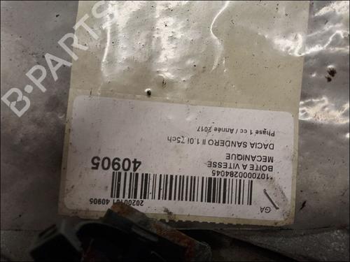 Used Gearbox DACIA SANDERO II 1.0 SCe 75 (B8JC, B8JD, B8NC) (73 hp) 9733794