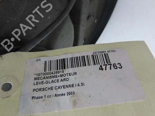 Used Rear right window mechanism PORSCHE CAYENNE (9PA) Turbo 4.5 (450 hp) 32253917