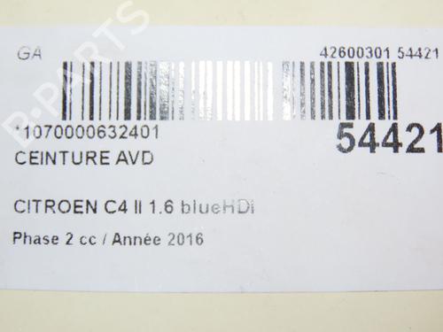 Front right belt tensioner CITROËN C4 II (NC_) 1.6 BlueHDi 100 | BP28830728C88 