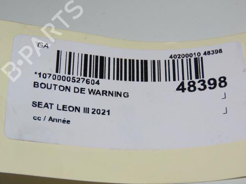 Used Warning switch SEAT LEON (KL1, KLG) 1.5 eTSI (150 hp) 17868299