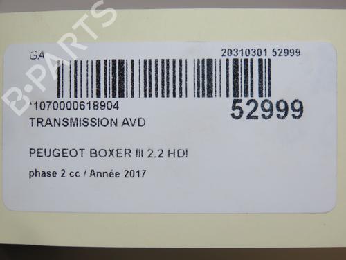 Right front driveshaft PEUGEOT BOXER Van 2.0 BlueHDi 130 | BP28967356M39