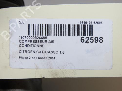 AC compressor CITROËN C3 Picasso (SH_) 1.6 HDI 90 | BP40437831M34  - Image 9