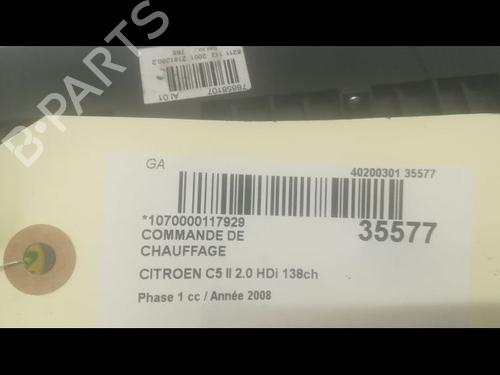 Used Climate control Climate control CITROËN C5 III Break (RW_) 2.0 HDi (136 hp) 9601555 9601555