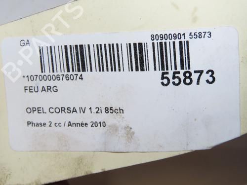 Feu arrière gauche OPEL CORSA D (S07) 1.2 (L08, L68) (86 hp) 31912205