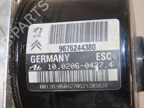 Used ABS pump PEUGEOT 207 (WA_, WC_) 1.6 HDi (92 hp) 28829995