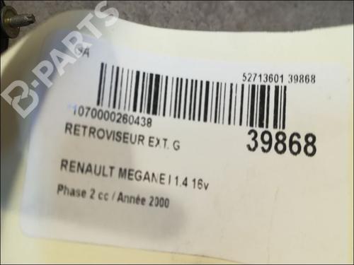 Left mirror RENAULT MEGANE I (BA0/1_) 1.4 16V (BA0D, BA1H, BA0W, BA10) | BP9611084C26 