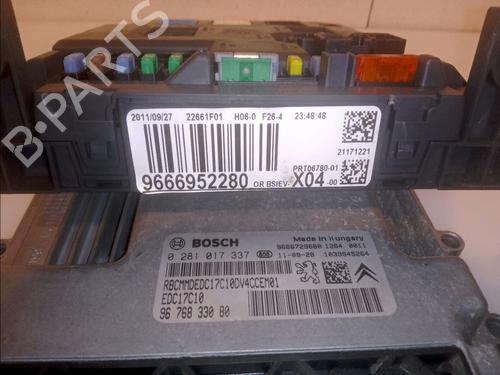 Engine control unit (ECU) CITROËN C3 II (SC_) 1.4 HDi 70 (SC8HZC, SC8HR0, SC8HP4) | BP15576996M57 