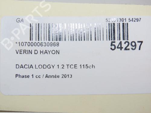 Tailgate lift support DACIA LODGY (JS_) 1.2 TCe (JSAY, JSM0) | BP28832310C138 - Image 3