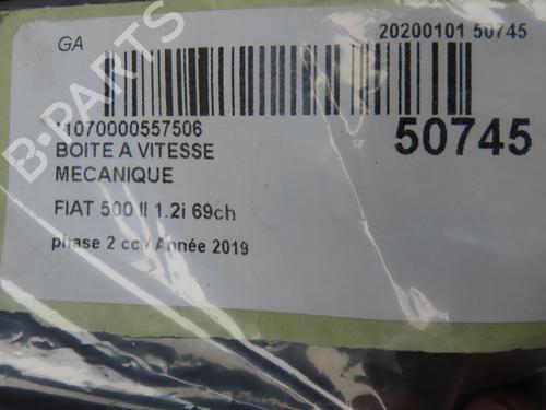 Gearbox FIAT 500 (312_) 1.2 (312AXA1A) | BP29128755M3  - Image 6