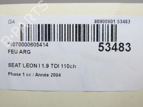 Left taillight SEAT LEON (1M1) 1.9 TDI | BP36283744C34  - Image 5