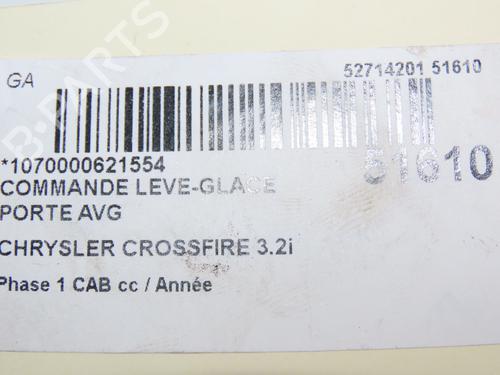 Fensterheberschalter links vorne für CHRYSLER CROSSFIRE 3.2 (218 hp) 31120884
