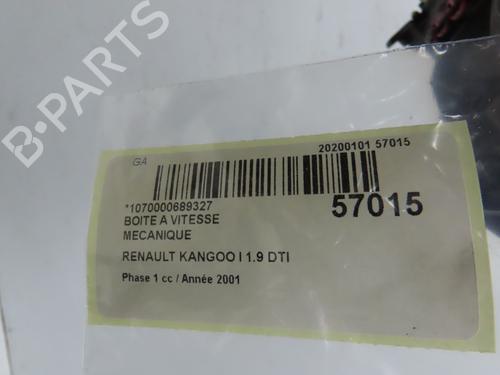 Used Gearbox RENAULT KANGOO (KC0/1_) 1.9 dTi (KC0U) (80 hp) 31843287