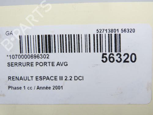 Used Front left lock RENAULT ESPACE III (JE0_) 2.2 dCi (JE0K) (130 hp) 32872973