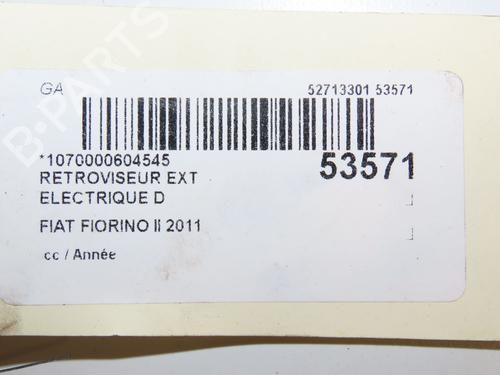 Right mirror FIAT FIORINO MPV (225_) 1.3 JTD Multijet | BP29441763C27 