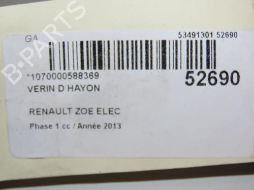 Used Tailgate lift support RENAULT ZOE (BFM_) ZOE (88 hp) 28969296