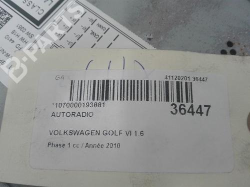 Radio VW GOLF VI (5K1) 1.6 TDI | BP9604601E6 