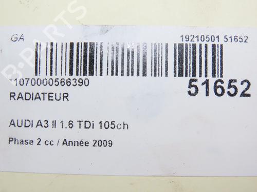 Køler AUDI A3 (8P1) 1.6 TDI | BP28967101M31