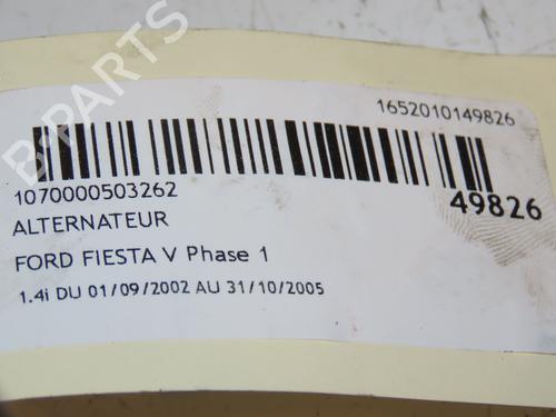 Used Alternator FORD FIESTA V (JH_, JD_) 1.4 16V (80 hp) 17037340