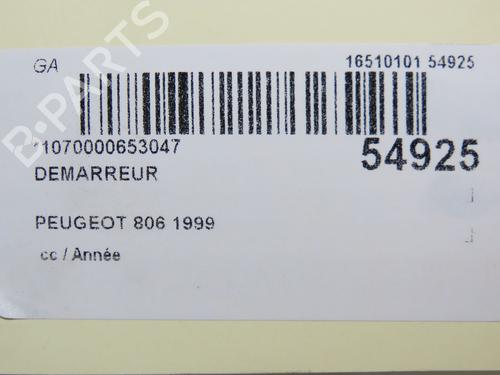Used Starter PEUGEOT 806 (221) [1994-2002]  30797559
