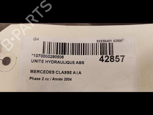 Used ABS pump MERCEDES-BENZ A-CLASS (W168) A 170 CDI (168.009, 168.109) (95 hp) 23173642