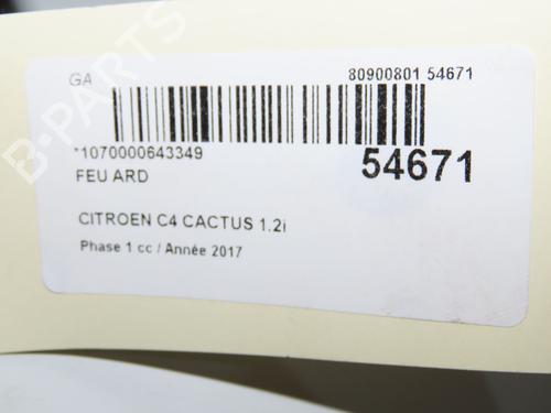 Right taillight CITROËN C4 CACTUS 1.2 THP 110 | BP33893155C35 - Image 3