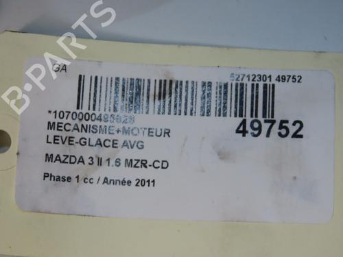 Front left window mechanism MAZDA 3 (BL) 1.6 MZ-CD (BL14) | BP33444929C22  - Image 5