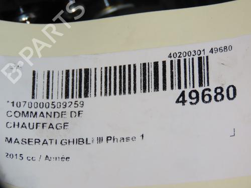 Used Climate control Climate control MASERATI GHIBLI III (M157) 3.0 D (275 hp) 17214514 17214514