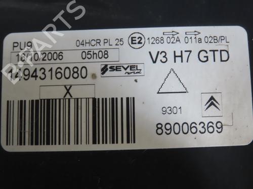 Venstre forlygte CITROËN C8 (EA_, EB_) [2002-2025]  28832552