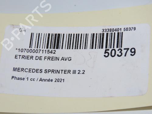 Left front brake caliper MERCEDES-BENZ SPRINTER 3,5-t Van (B907, B910) 316 CDI RWD (907.631, 907.633, 907.635, 907.637) | BP32486119M105  - Image 6